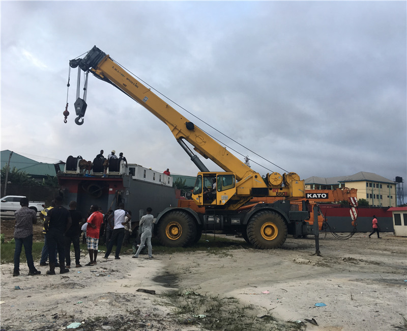 Nạo vét máy cắt hút JMD550 ở Nigeria