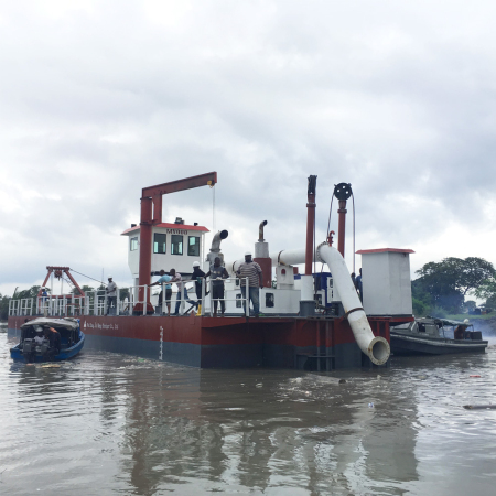 Làm thế nào Máy hút bùn cắt ngang sông giải quyết các thách thức về trầm tích một cách hiệu quả?