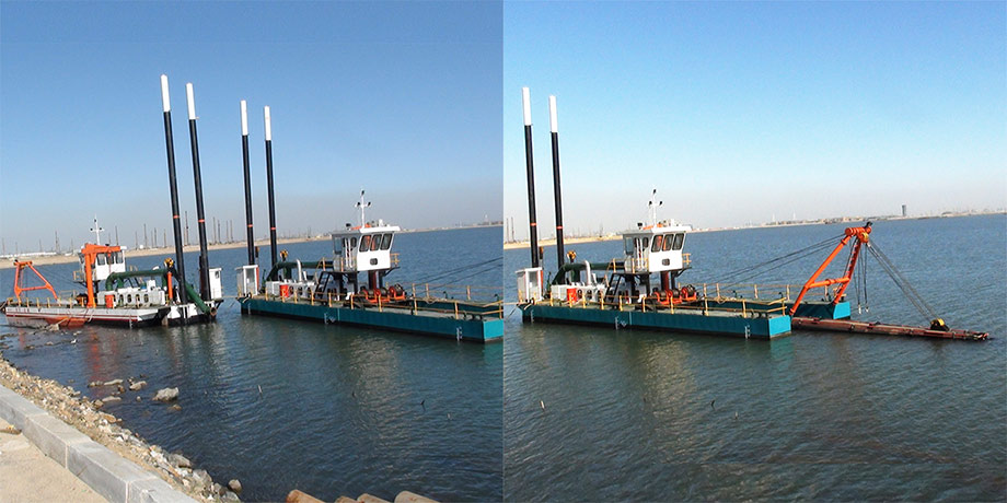 2300m³ Sea Port Dredging Machine With Cutter Head for Desilting Work